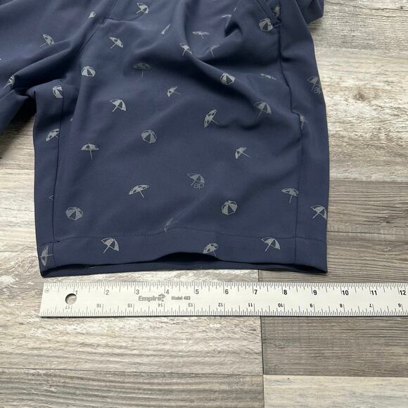 Puma x Arnold Palmer Umbrellas Blue Mens 32 AOP Performance Chino Golf Shorts - Picture 10 of 10